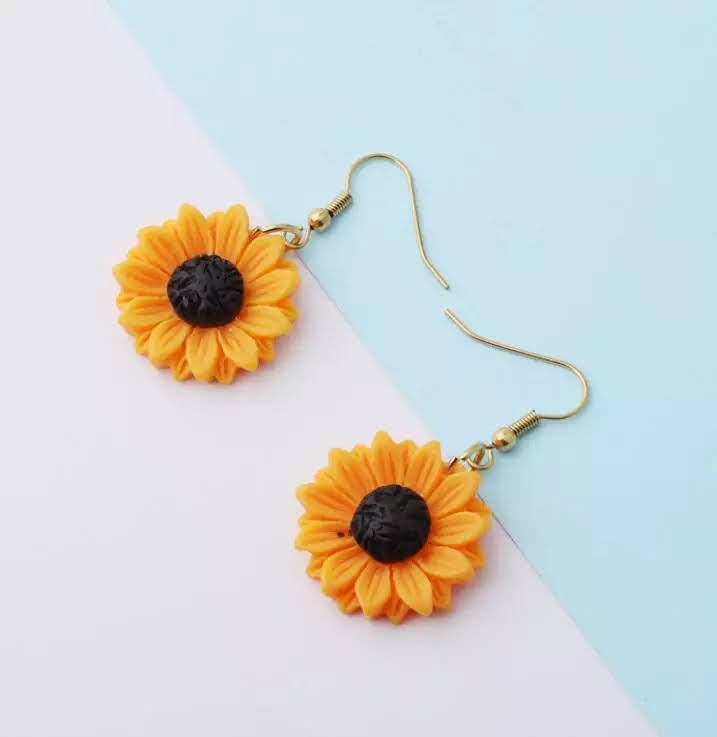 ARETES GIRASOL AURORA