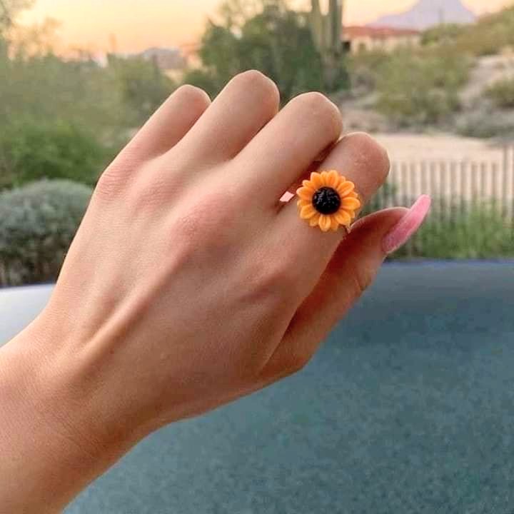 ANILLO GIRASOL AURORA