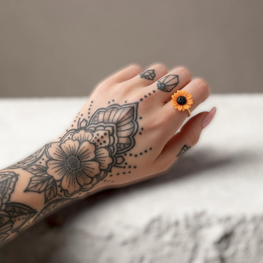 ANILLO GIRASOL AURORA